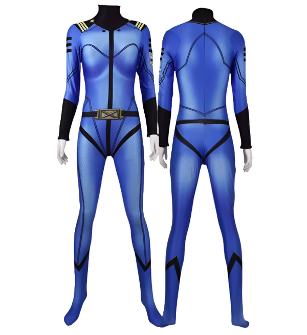 Adult and Children's Anime Spaces Cosmicic Warshiping Yamatoto Blue Battleshipp Zentai