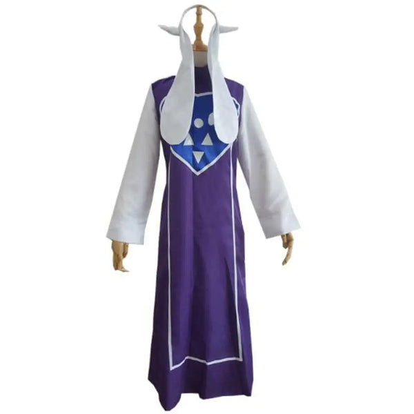 2019 Anime Undertalele T Torielel Cosplay Costume In Purple