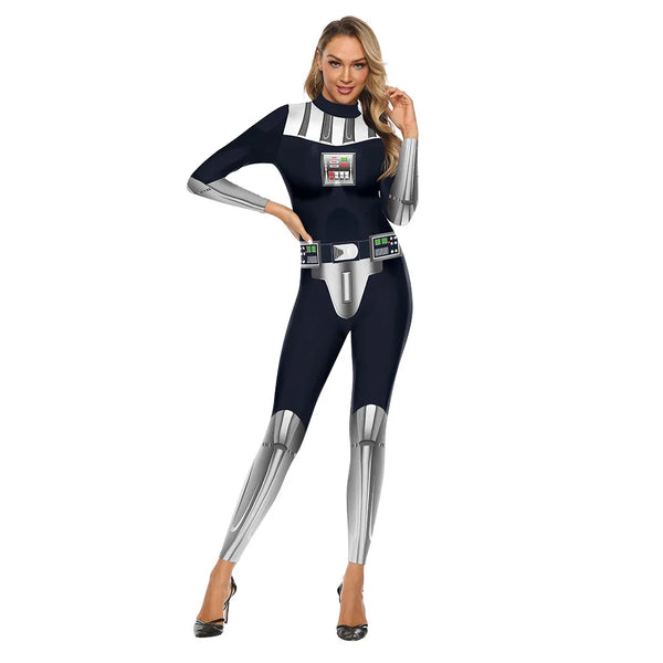 Darthth Vaderer Cosplay Uniform Party Jumpsuits Sexy Bodysuit Wear Cosplay Costume Catsuit Zentai Suit