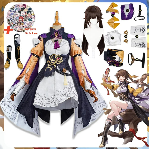 Game Honkaiai Stars Railil Sushangs Cosplay Costume Women Outfit Su Shang Cos Wig Costumes Li Su shang