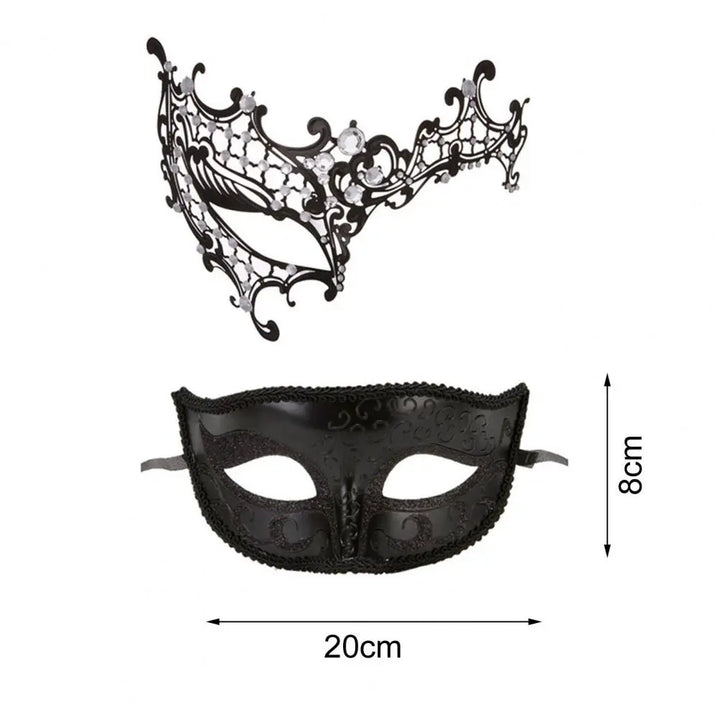 Women Men Masquerade Face Cover Set Sexy Fox Eye Masks Party Fancy Dre 8143