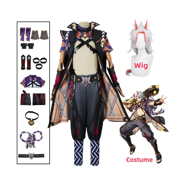 Arataking Cosplay Ittoes Game Cosplay Costume Uniform Anime Halloween Carnival Party Clothes