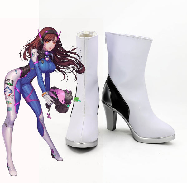 OWs D.VAva Cosplay Shoes DVAva Shoes Boots Cosplay White Shoes For Adult Women Girls