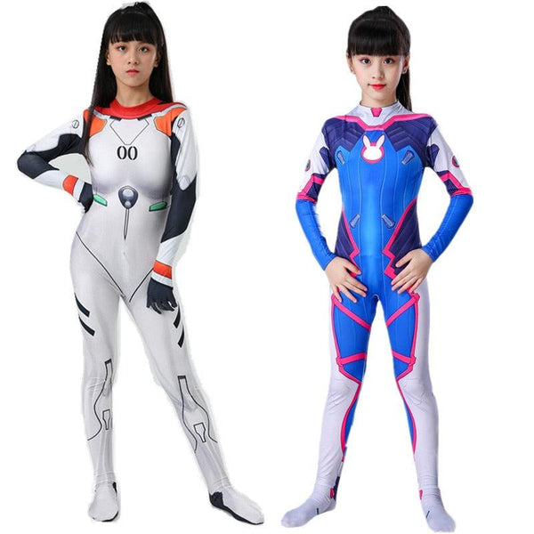 Ayanamimi Reiei Cosplay Costume Zentai Outfits Uniform Jumpsuit Catsuit Adult Kids Bodysuit Halloween