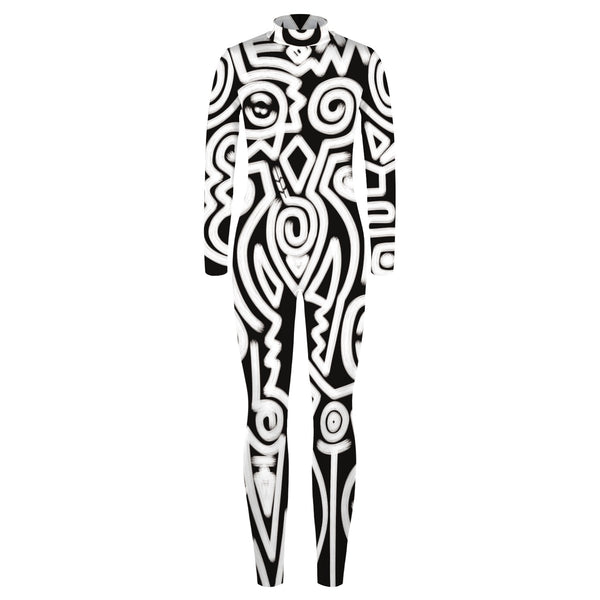 Boys Girls Cosplay Costumes Attack On Titanan Jumpsuits Zentai Anime Printed Bodysuits Art Body Muscles Suit for Kids Children