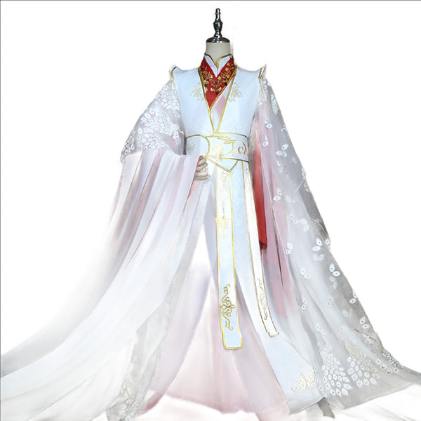 Heaven Official Blessing Xie Lians Cosplay Costume Crown Prince Yueshens Wedding Dress Female Male Chinese Hanfu Clothing Wig