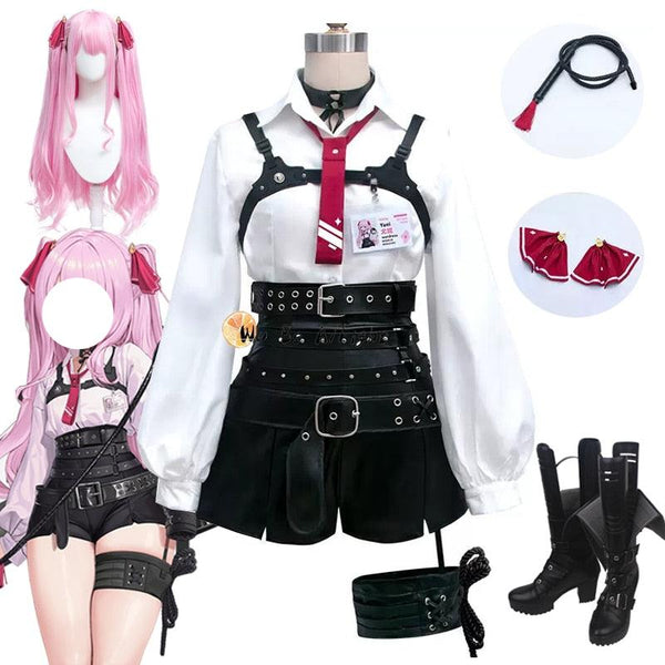 New Anime NIKKEKE The Goddessess Of Victory Yunini Game Suit Lovely Uniform Cosplay Costume Halloween Party Role Play Outfit Women