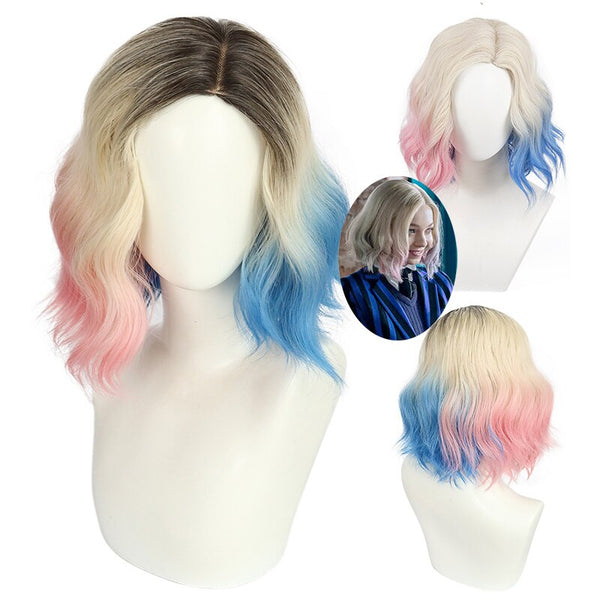 2 Color Addamsms Family a Wednesday Enidid Sinclairir Cosplay Wig Accessories Halloween Enidid Sinclairir Cosplay Wig Props for Women Girl