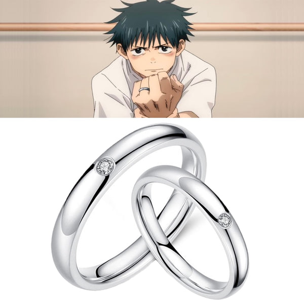 Anime Jujutsu cos Kaisen Yuta O Okkotsu Ringe Cosplay Requisiten Männer Frauen Paar Liebhaber Ring Schmuck Zubehör Geschenke