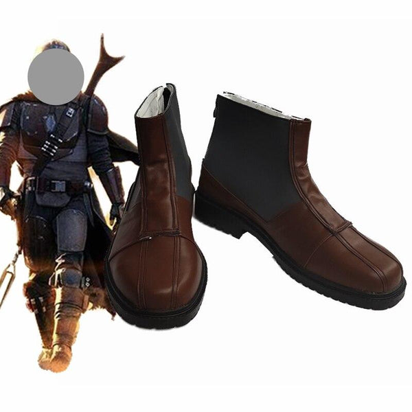 Mandalorianan Movie Cosplay Shoes Boots Custom Props Halloween Customizable Accessories