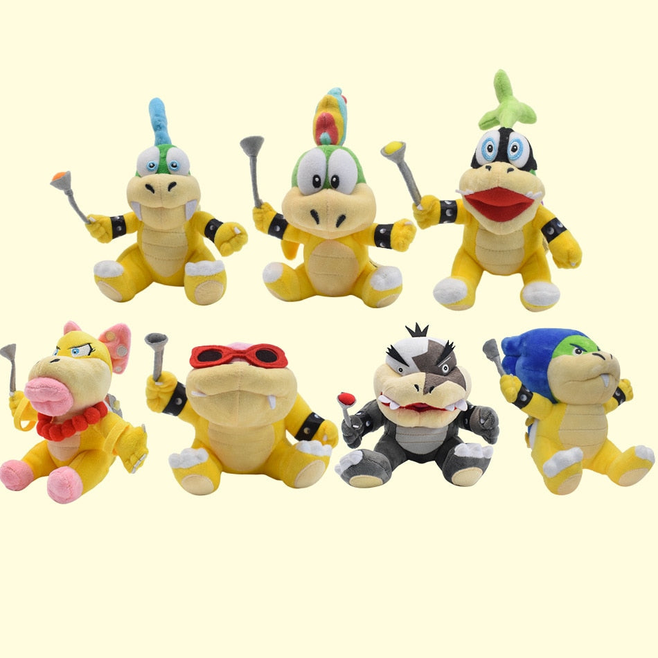 Super Bowser Koopalings Morton-Jr 16-23cm Roy Koopa Cartoon Toy Baby S ...