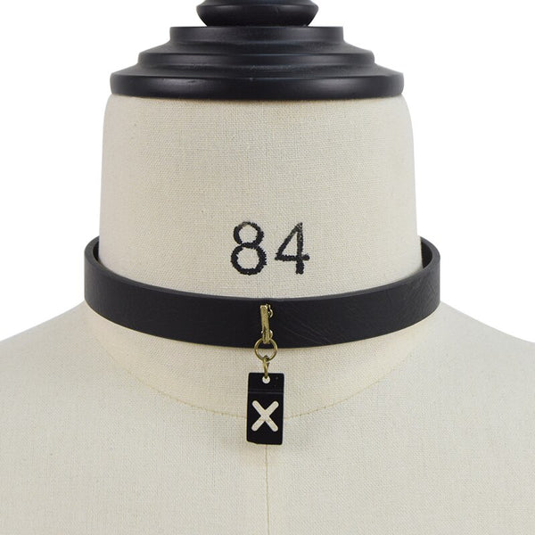 NieR Automata 9S Halsband Halskette YoRHa Nr. 9 Typ S Cosplay Requisiten Frauen Schwarz Halsband Halloween