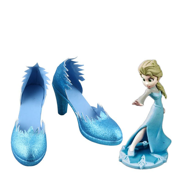 Queen a Princess Cosplay Elsasa Cosplay Shoes Boots Halloween Carnival Cosplay Costume Accessories For Women Girls