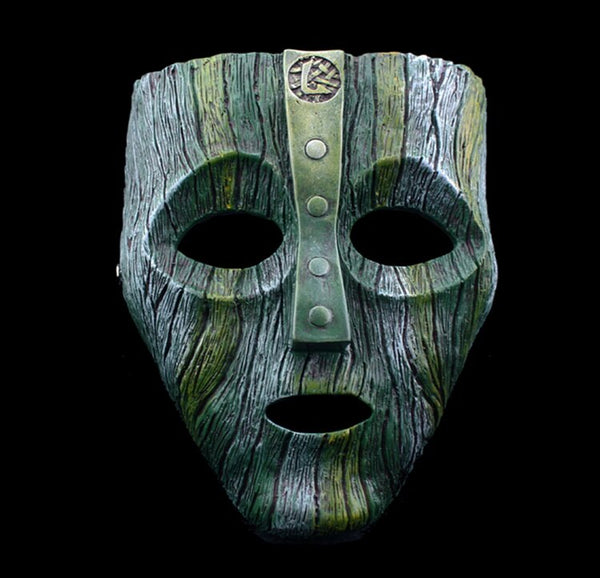 Movie The Mask La Cosplay Props for Lokiki Loptring Masquerade Halloween Mask Resin