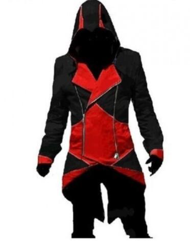 Black Red Assassinators Connoring Kenways Jacket