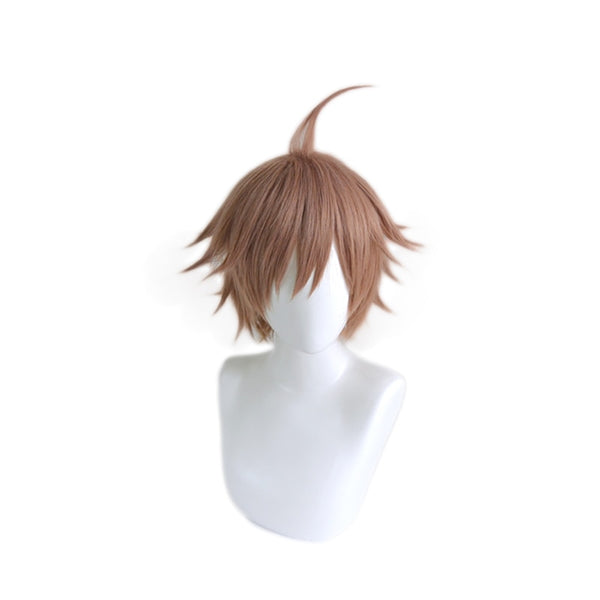 Anime Danganronpapa Naegigi Makototo Short Wig Cosplay Costume Dangann Ronpaa Heat Resistant Synthetic Hair Men Wigs