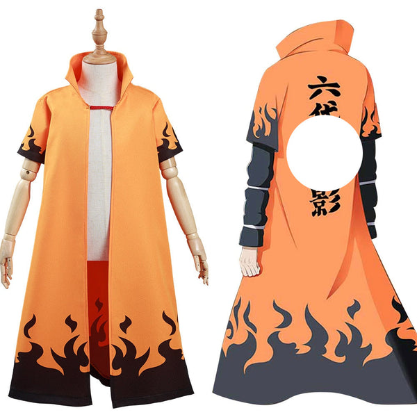 6th Hokagege Hatakeke Kakashihi Cosplay Costume Kids Cloak Coat Halloween Carnival Suit