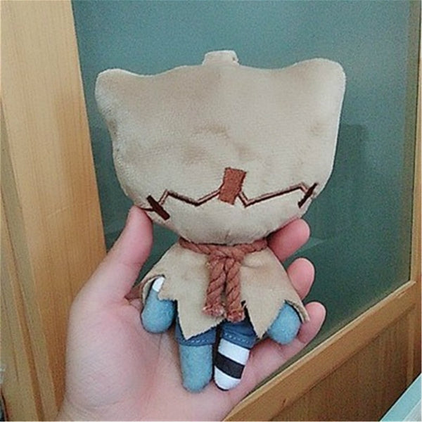 Hot Anime Game Identity V Axe Boy Robby White Cosplay Cute Anime Mini Plüschpuppen Schlüsselanhänger Spielzeug Cry Baby Bag Anhänger Geschenke