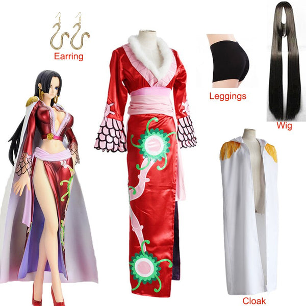 One 1 cos Piece Boaoa Hancockck cosplay costume outfits