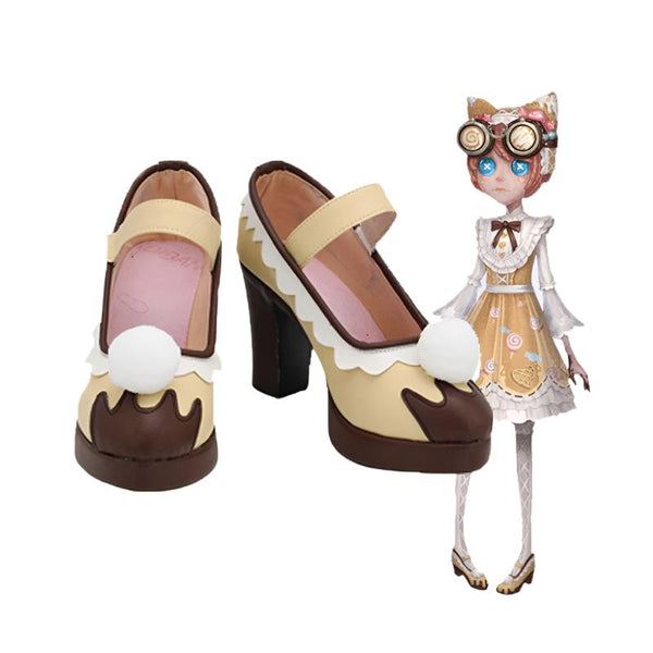 Game Identityty V Cosplay Shoes Tracy Reznikik Machinistst s Candy a Girl Cos Lolita Shoes for Halloween Party