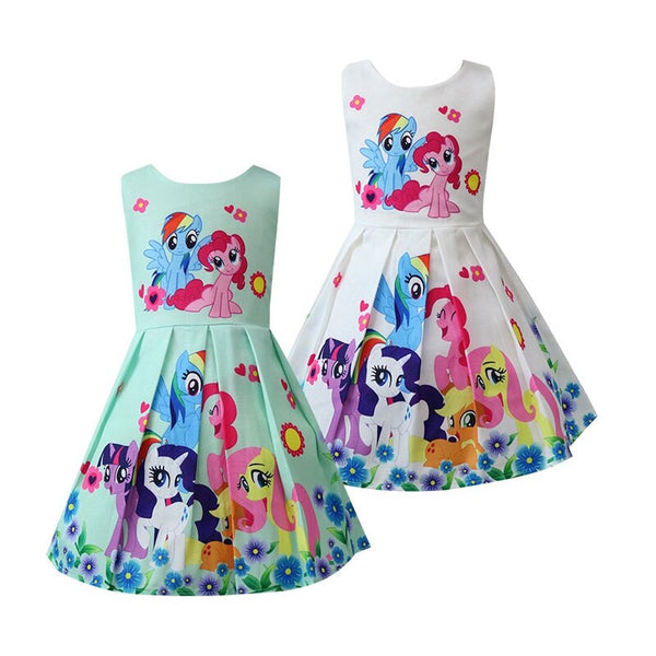 My Little Baby Dresses Cute Elegant Dress Kids Party Pony Costumes Children's Clothes princess dress for girls
