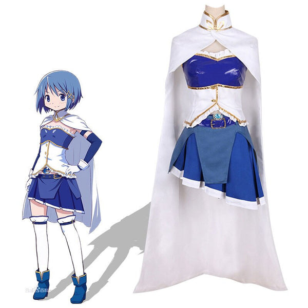 Anime Puellala Magi Madokaka Magicaca Mikiki Sayakaka Cosplay Uniform Suit Full Set Women's Halloween Costumes Dress