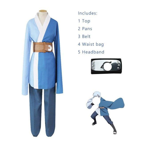 Shippudenens Supporting Borutoes Character Mitsuking Cosplay Costumes Kimono Suits