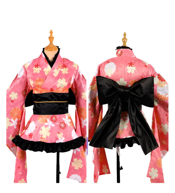 Anime DATE oh A LIVE Tokisakiki Kurumimi Cosplay Costume Kimono Dress Cosplay Costume Halloween Carnival Outfit