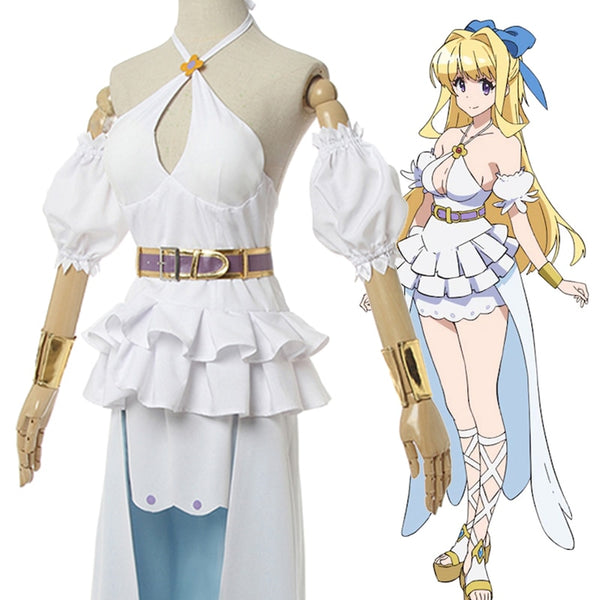 Anime Comic Cautious Hero The Hero Is Overpowered but Overly Cautious Cosplay Costumes Ristarte Cosplay Costume White Dresses