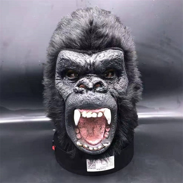 Kings oh Kongng Planets of The Apeses Gorillala Mask Hood Monkey Latex Animals Masks Blood Scary Halloween Animal Adult Monkey Head Mask