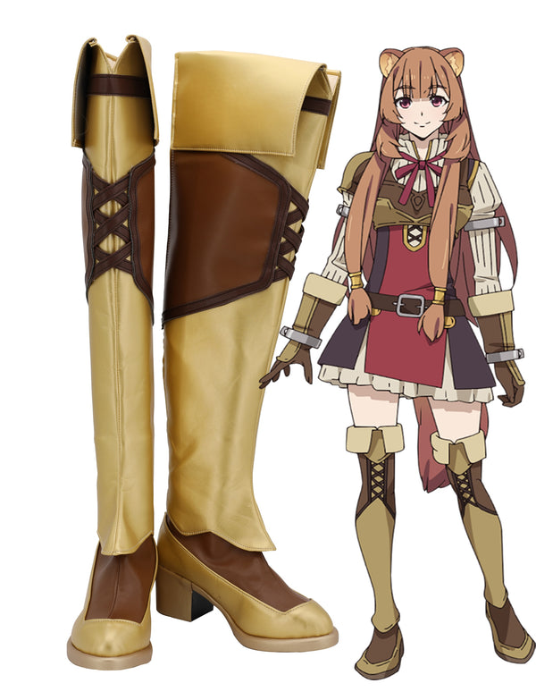 Anime The Rising Of The Shield Hero RaphtaliaA Cosplay Boots Women Shoes Costume Prop
