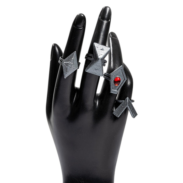 Game Genshin and Impact Hu Tao Cosplay Finger Rings Fashion Jewelry Halloween Carnival Cosplay Prop Accessories