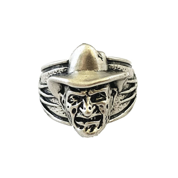 Horror TV Movies Show Freddy Krueger Ring Gifts for Men Woman