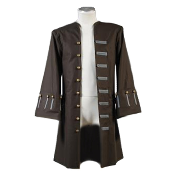 Pirates In Ocean Caribbeans Jacks Jacket Sparrowow Coat cosplay Costume