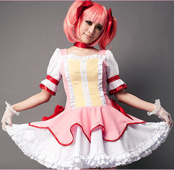 Puellala Magigi Madokaka Magicaca Cosplay Girl Halloween Kanameme Madokaka Costume Women Cosplay Dress Maid Clothing For Women