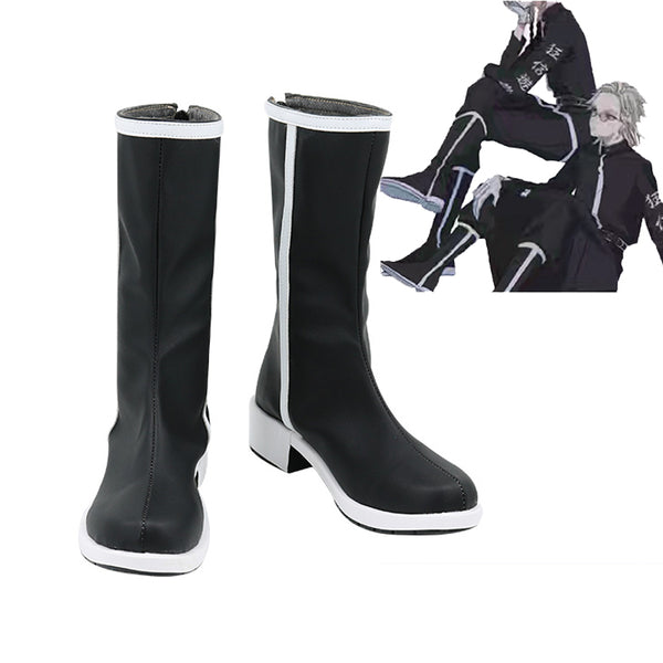 Anime Revengersrs Ranan Tokyos Haitanini Cosplay Shoes Boots Black White Color Casual Shoes For Women Men Halloween Party Costume Prop