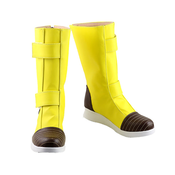 Trunksks Cosplay Yellow Boots Unisex Halloween Custom Made Shoes