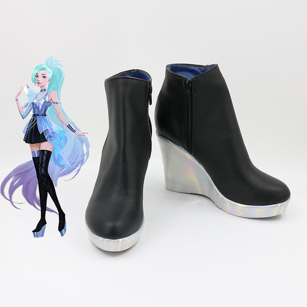 LOLs Seraphinene Cosplay Boots Woman High Heels Shoes Halloween Carnival Shoes