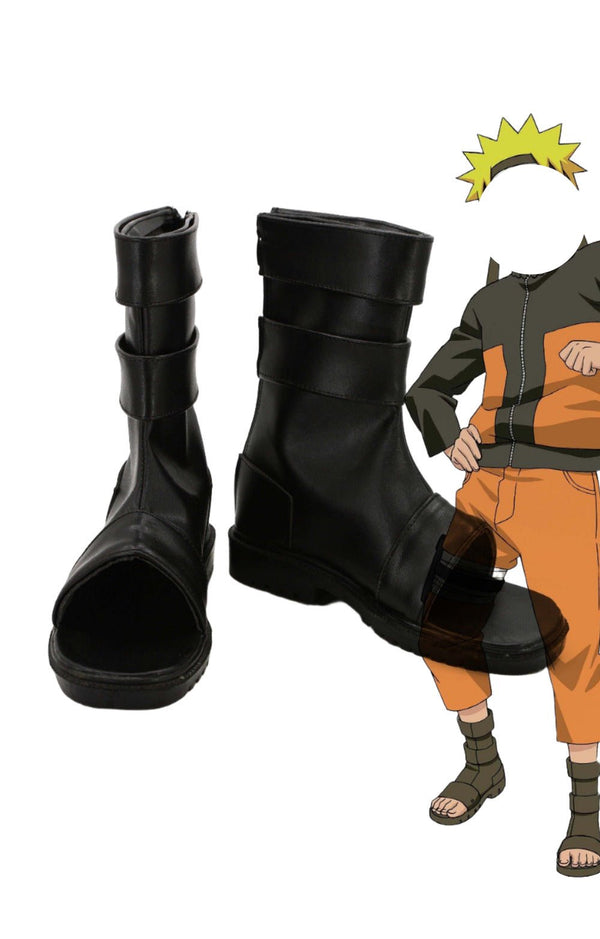 Anime Shippudenden Uzumakiki Ninja Cosplay Shoes Boots Adult Custom Made