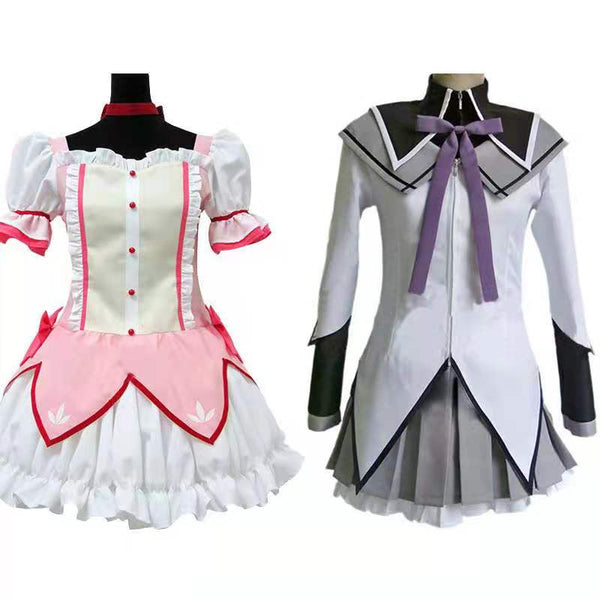 Magical a Girl Kanameme Madokaka Akemimi Homurara Cosplay Costume Dress For Girls Women